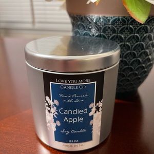 100% Soy Candle Candied Apple Scent